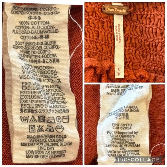 Free People Sugarpie Cinnamon Swiss Dot Lacey Open Back Cotton Mini Dress Size S - Picture 10 of 13